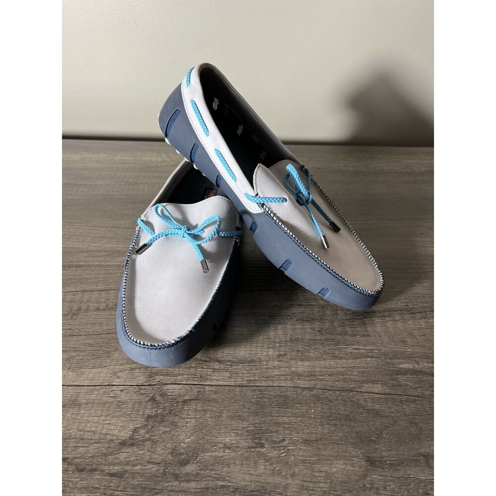 Swims Braided Lux Loafers Summer Boat‎ Beach Navy Size 9